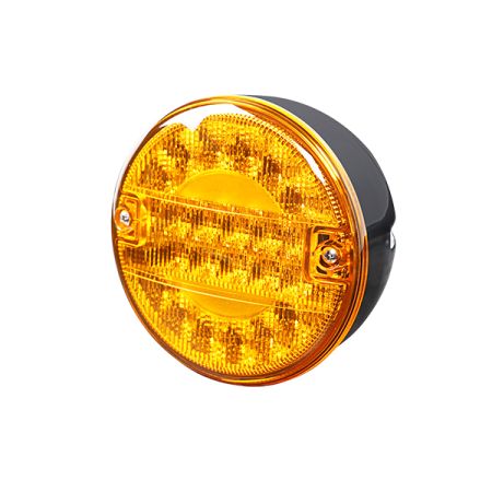 Durite Round Hamburger 140mm LED Indicator Rear Lamp - 12/24V