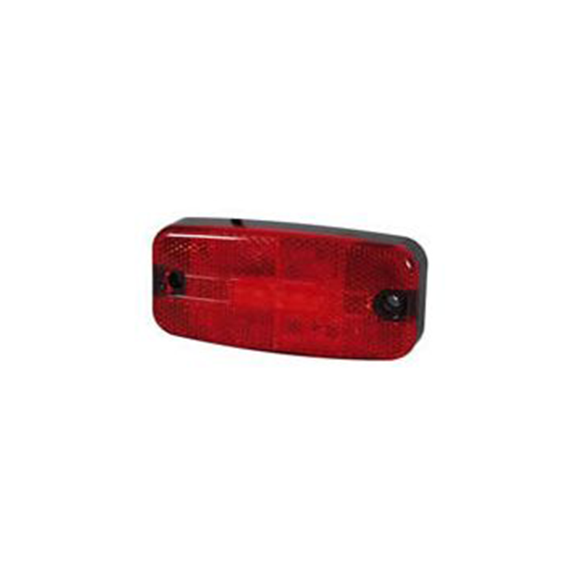 Durite Red LED Rectangular Rear Marker Lamp - 12/24V