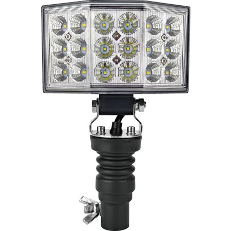 Durite 240° Wide Angle Work Lamp with Flexi DIN Mount Base - 12/24V