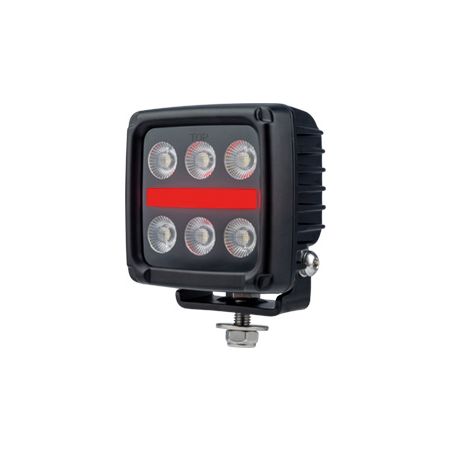 Durite 60W Heavy Duty LED Work Lamp with Amber and Red Position Lamp - 12/24V