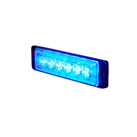 Durite Slimline High Intensity 6 LED Warning Light (20 flash patterns)