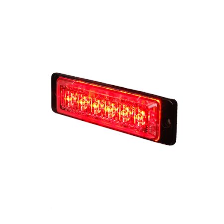 Durite Slimline High Intensity 6 LED Warning Light (20 flash patterns)