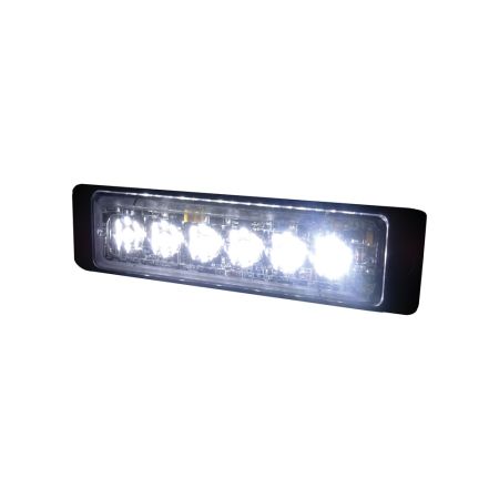 Durite Slimline High Intensity 6 LED Warning Light (20 flash patterns)
