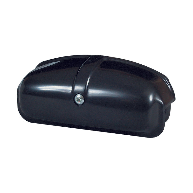 Durite Black Plastic Number Plate Lamp - 12V