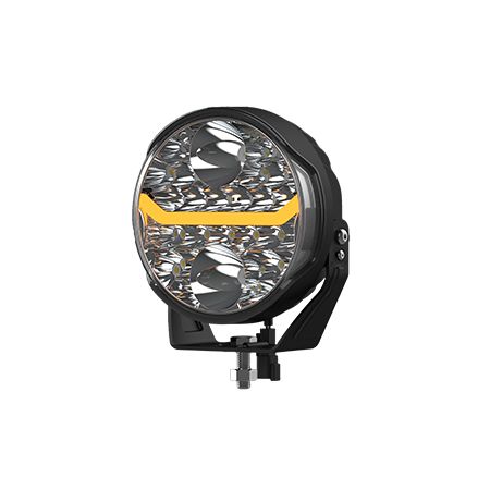 Durite 7" Round LED Headlamp with DTP Connector - 12/24V