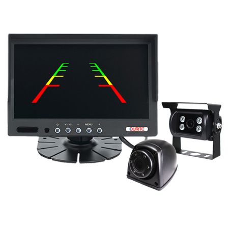 Durite 7" Camera System (2 camera inputs, incl. 1 x rear & side camera) 1080p