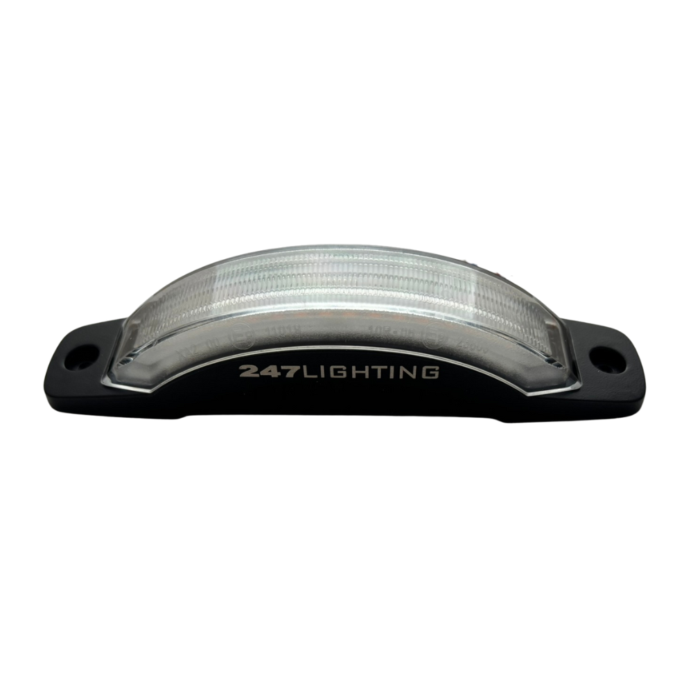 Explorer 18 LED Amber Warning Light – R65 Class 2 Strobe, 10–30V, Surface Mount, IP69K Rated