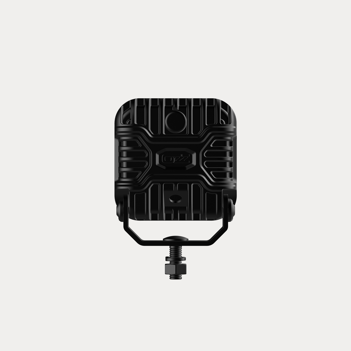 OZZ SQR 3" LED Work Light – Flood Beam with R65 Class 2 Warning Light, 12–24V