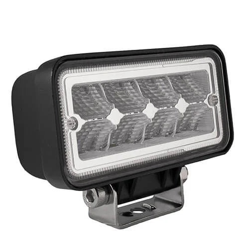TRALERT® Onix Compact LED Work Light – 1136lm Flood Beam, 12–24V with Deutsch Connector