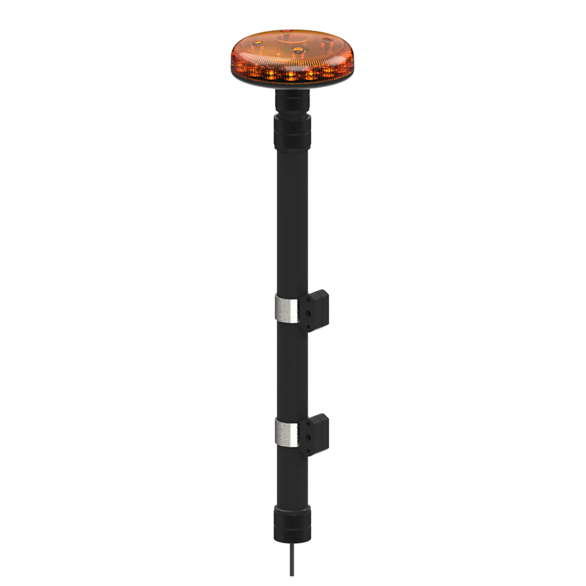 Redtronic Tornado Beacon B47 ECE R65 - Motorcycle Pole Mount