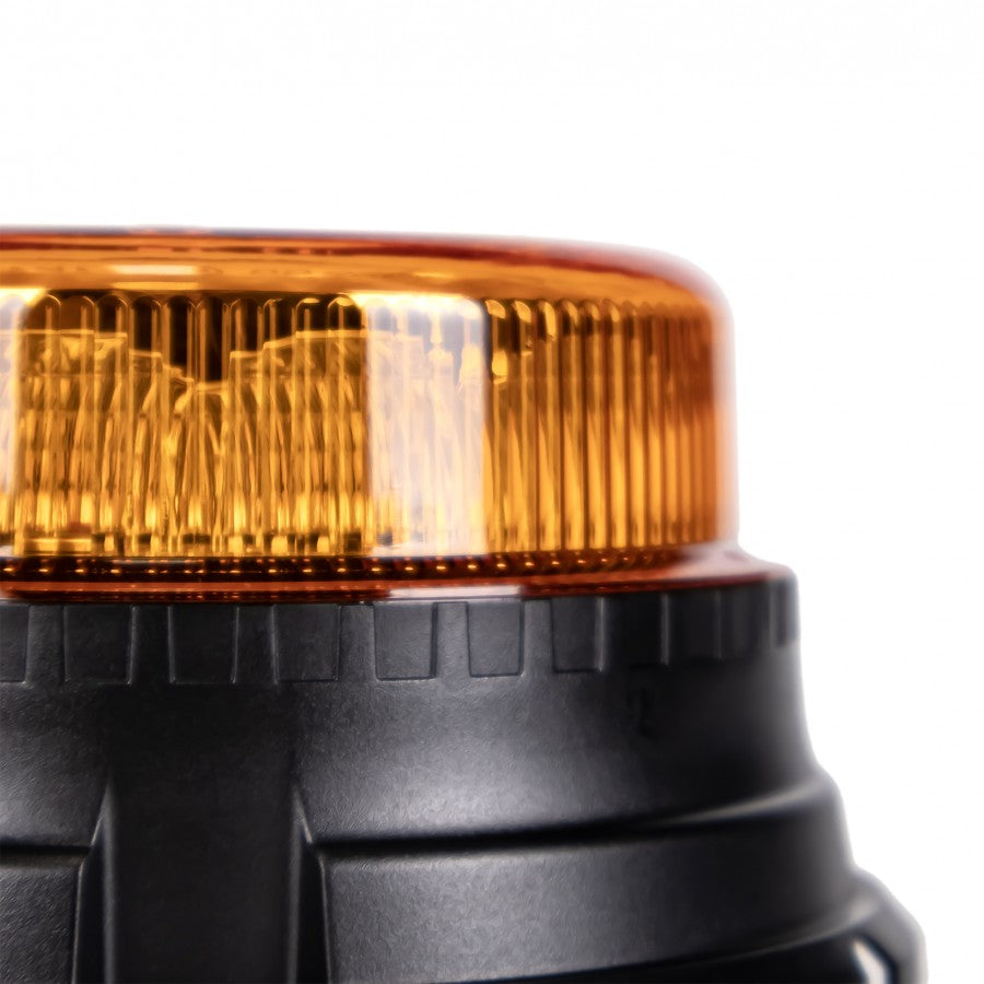 Truck LED ECE R65 LED Low Profile Flashing Beacon Amber - Magnetic Mount