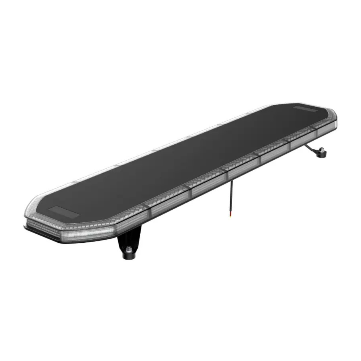 APEX Black Top LED Warning Lightbar 1200mm – Low Profile ECE R65 Amber Beacon, 10–30V