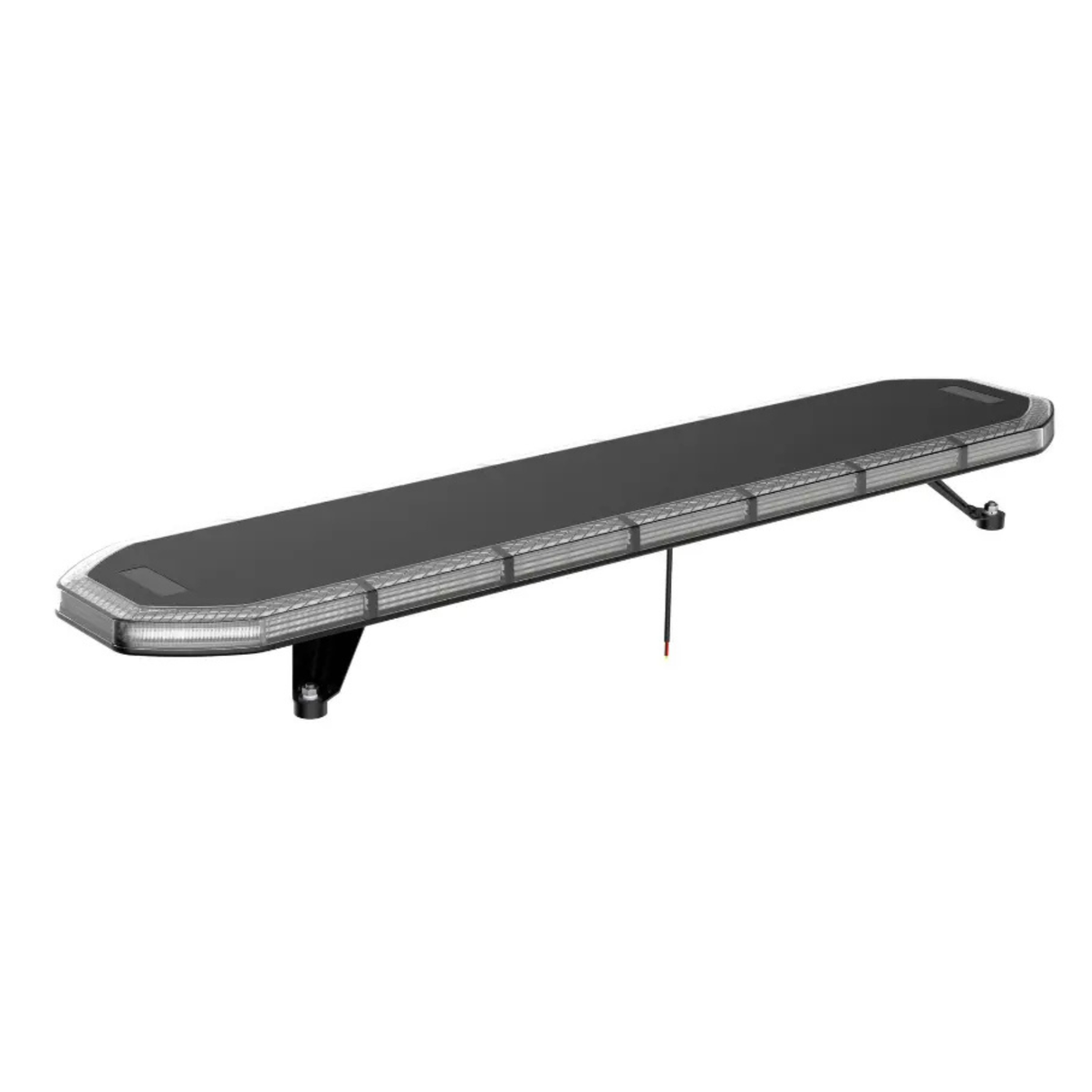 APEX Black Top LED Warning Lightbar 1200mm – Low Profile ECE R65 Amber Beacon, 10–30V