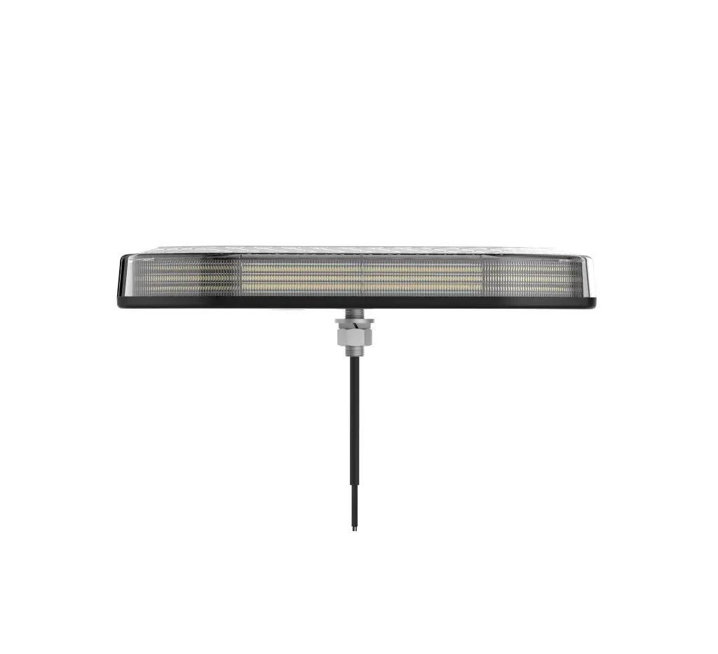 280mm Low Profile LED Mini Lightbar – ECE R65 Amber Warning Beacon, Single Bolt Mount, 10–30V
