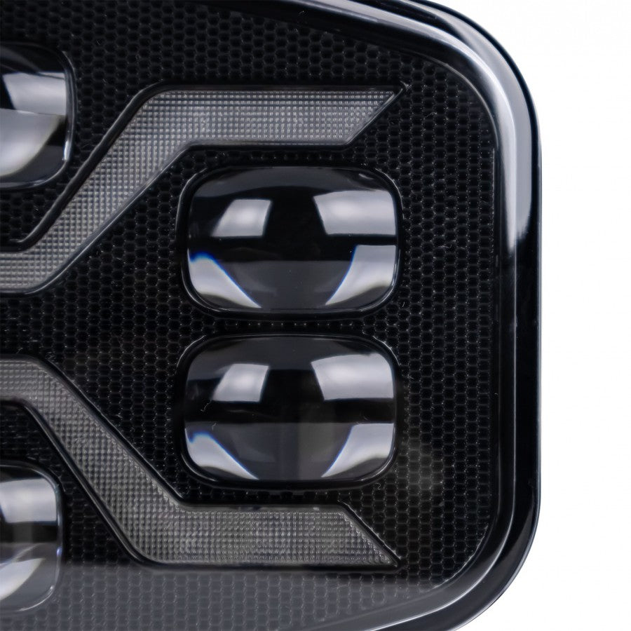 Truck LED X RANGE LED Driving Lamp with Position and Strobe Lamp - Oval