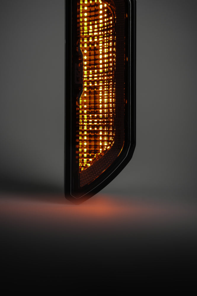 OZZ WR2 65 LED Work & Reverse Light – R65 Warning Lamp with Tail Light Function, 12–24V
