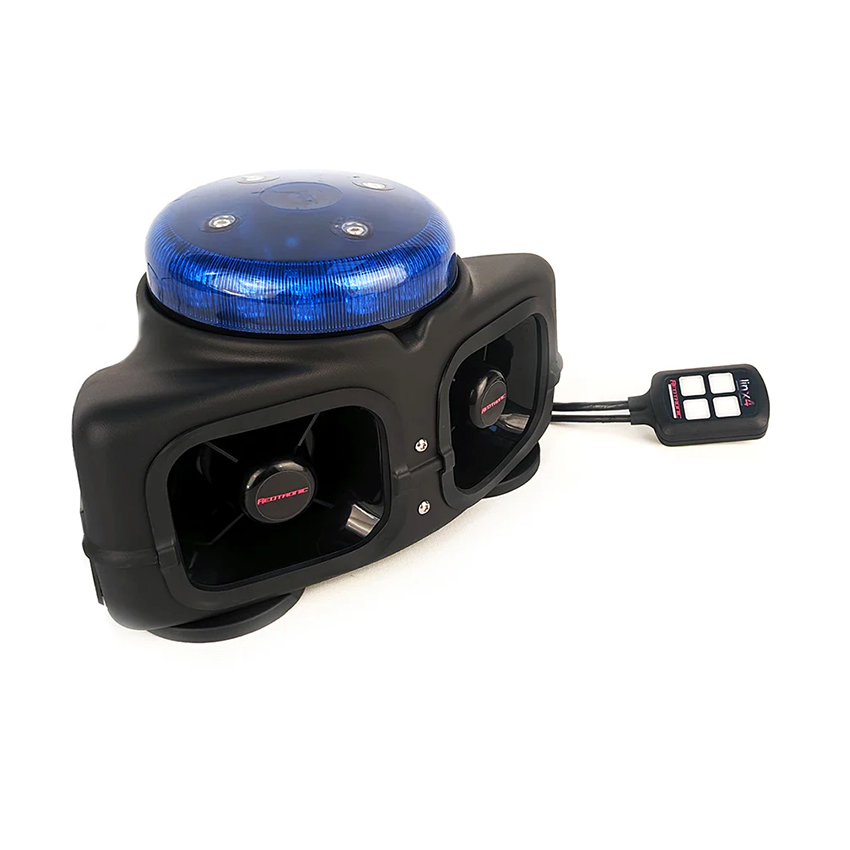 Redtronic TornadoX DUO LED Beacon with Integrated Siren