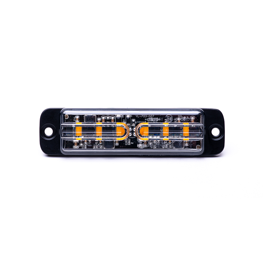 Lightbar UK Low Profile R65 LED Strobe Grille Light - Single Colour