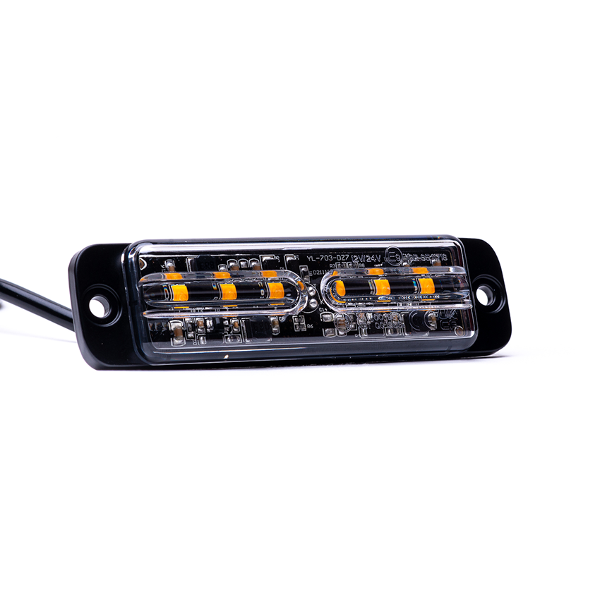 Lightbar UK Low Profile R65 LED Strobe Grille Light - Single Colour