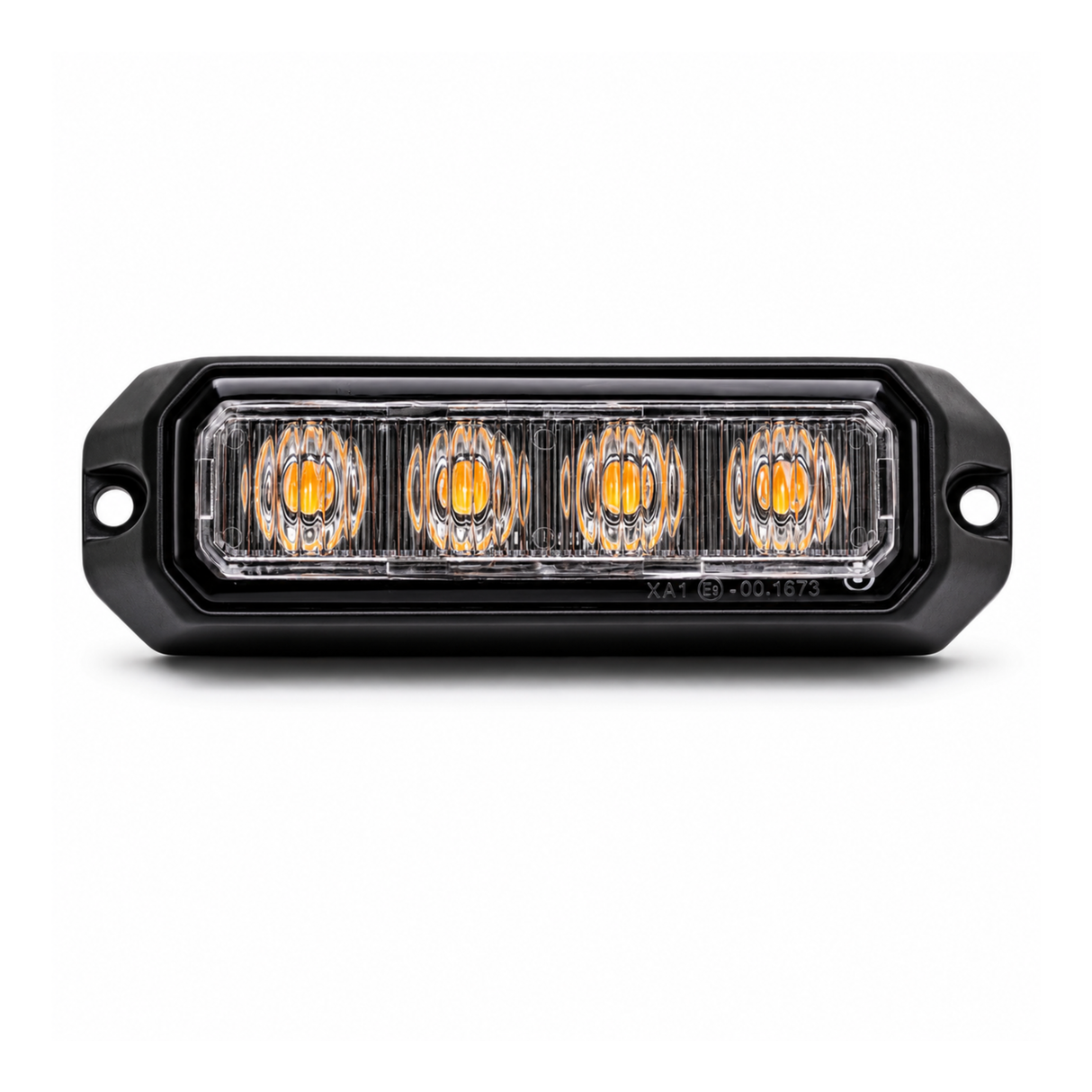 Ultra Bright ECE R65 Amber LED Warning Strobe Lamp | Surface Mount | 12/24V