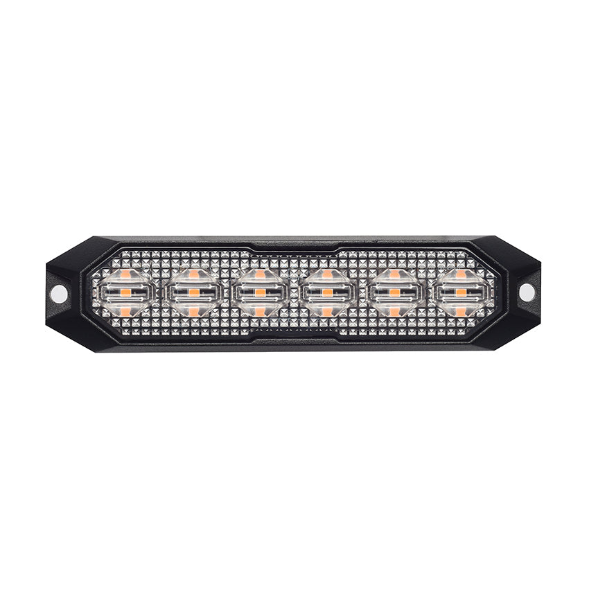 AXIS™ LED Warning Module – R65 Surface Mount Directional Strobe, 12–24V - Amber