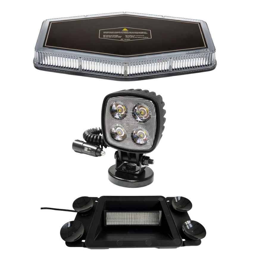 Lightbar UK ECO Vehicle Lighting Bundle - Magnetic Mount - R65 approved