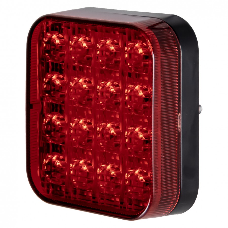 Truck LED L2503 Rectangular LED Rear Fog Light β 16 LEDs, 12/24V, ECE R148, IP67