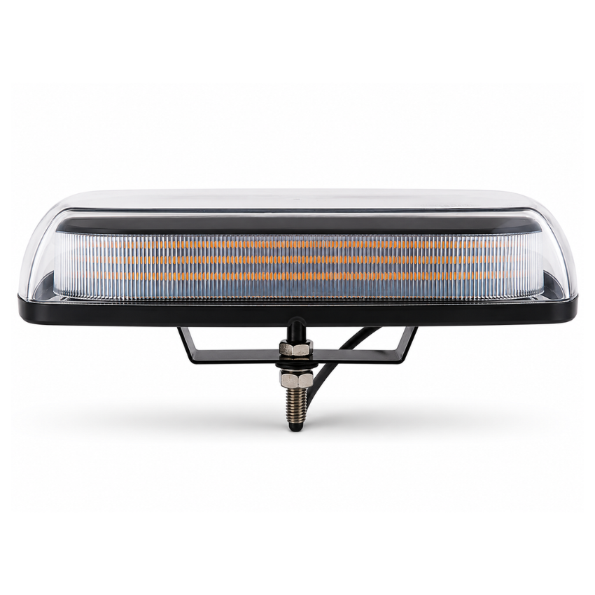 Reliance 290mm LED Mini Lightbar – R65 Amber Warning Beacon, Single Bolt Mount, 12–24V