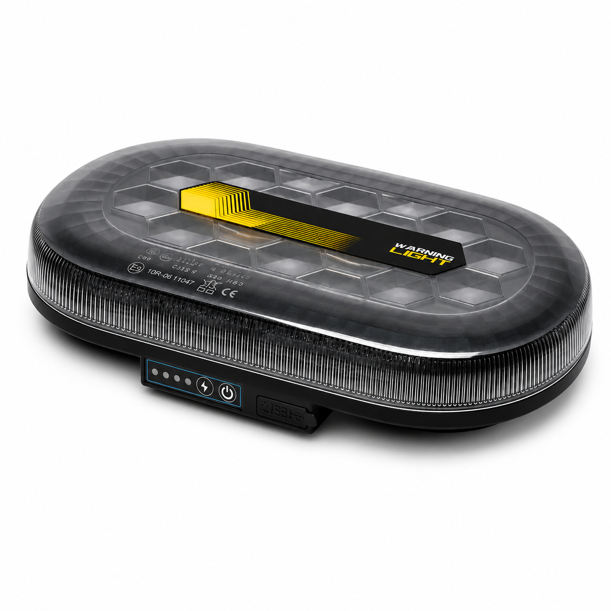 NOVA™ Wireless R65 Mini Lightbar – Rechargeable Magnetic Warning Light with Remote Control