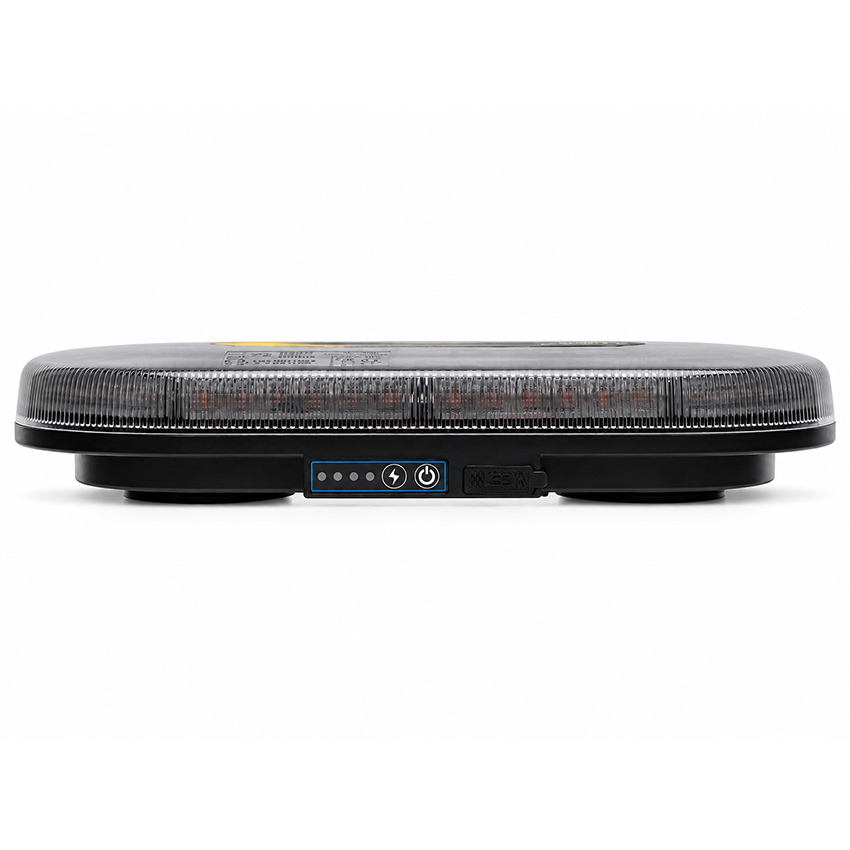 NOVA™ Wireless R65 Mini Lightbar – Rechargeable Magnetic Warning Light with Remote Control