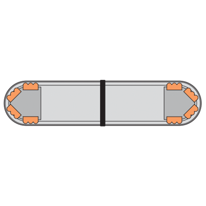 LAP Hurricane Titan (3 LED Series) ECE R65 3' / 915mm LED Lightbar - Bolt Mount