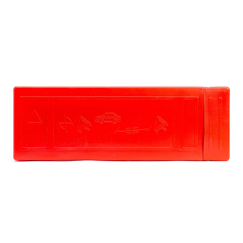 Red LED Hazard Foldable Warning Triangle