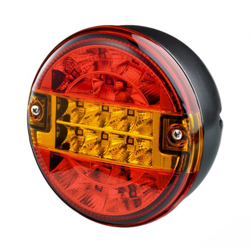 Truck-lite Rubbolite 'Hamburger' M810 LED Rear Round Stop & Tail Lamp