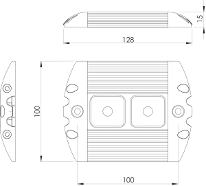 Labcraft Superlux LED Multi Voltage Ceiling Lamp