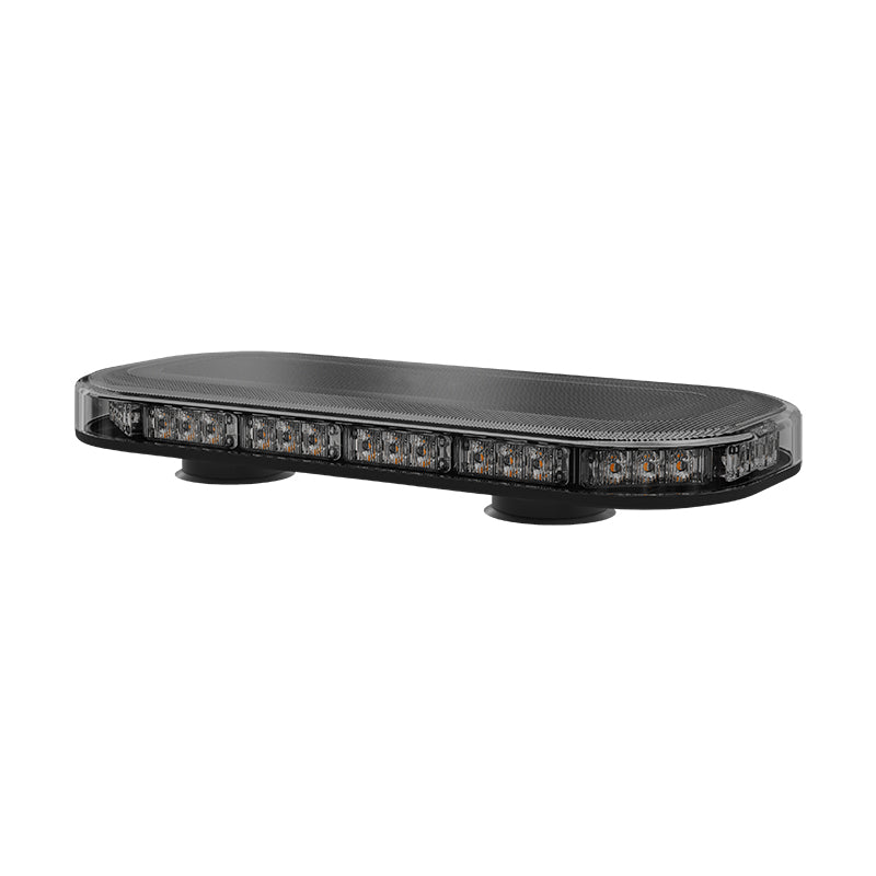 LED Autolamps MLB 380 Mini R65 Approved Compact LED Lightbar (Tinted Lens) - Magnetic Mount
