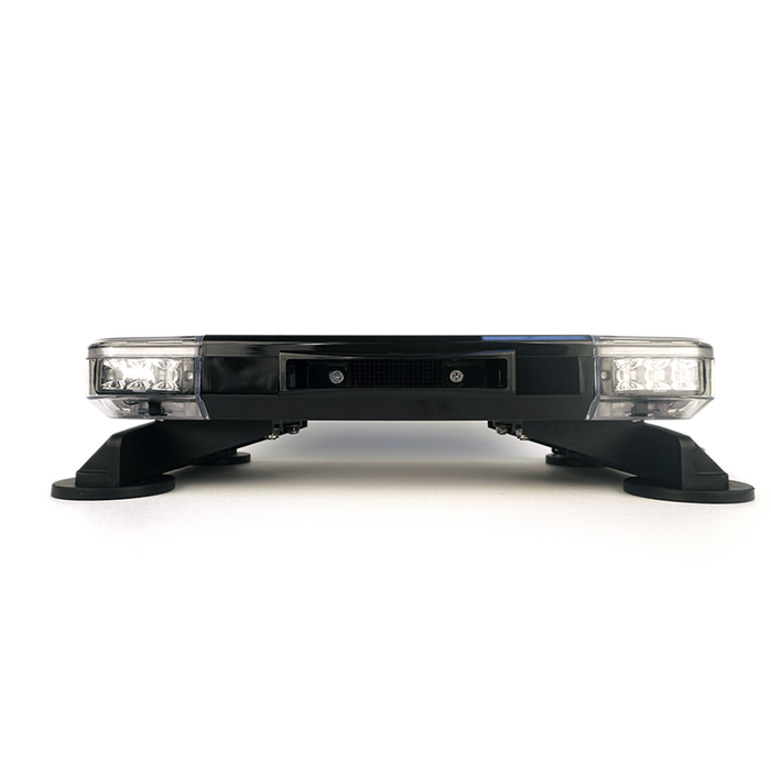 Redtronic SpartanX 24 LED R65 Magnetic Lightbar with Integrated Siren (Blue with Clear Lens)