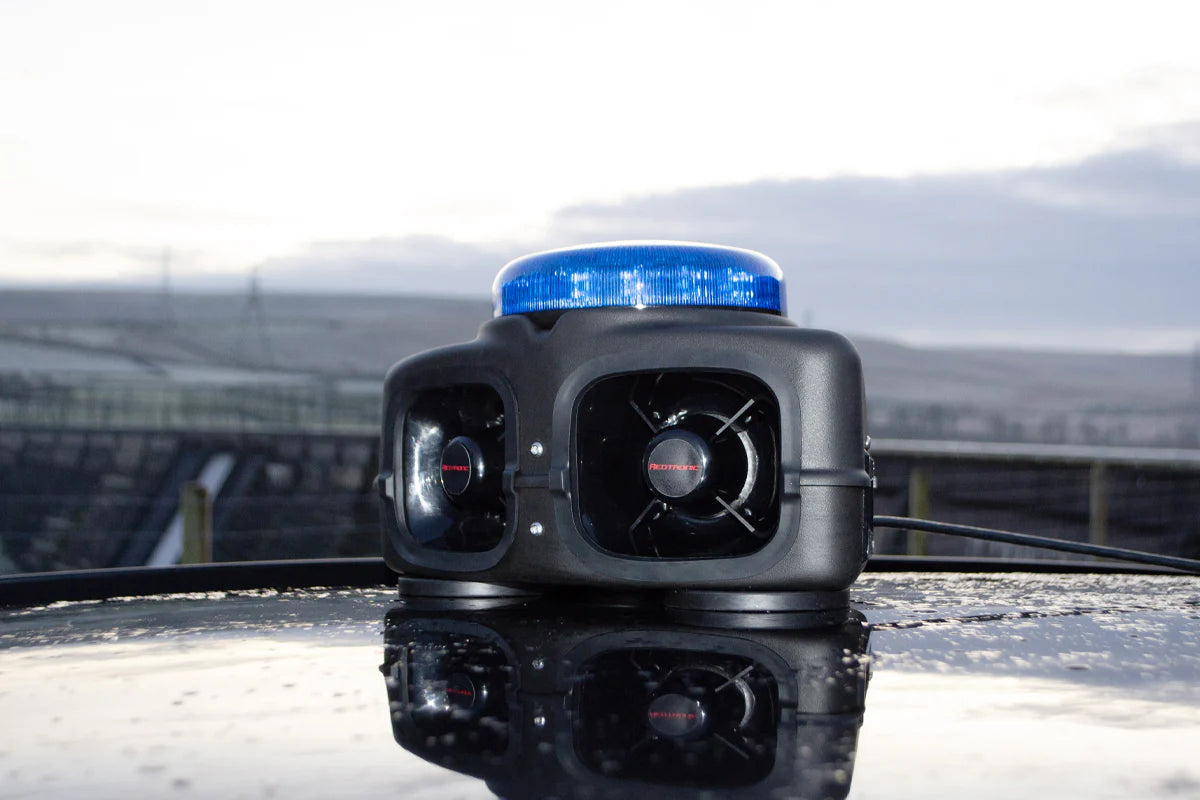 Redtronic TornadoX DUO LED Beacon with Integrated Siren