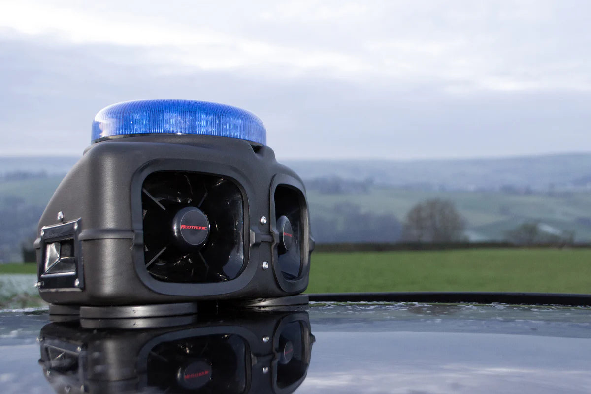 Redtronic TornadoX DUO LED Beacon with Integrated Siren