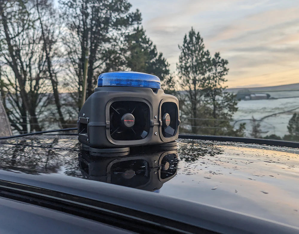 Redtronic TornadoX DUO LED Beacon with Integrated Siren