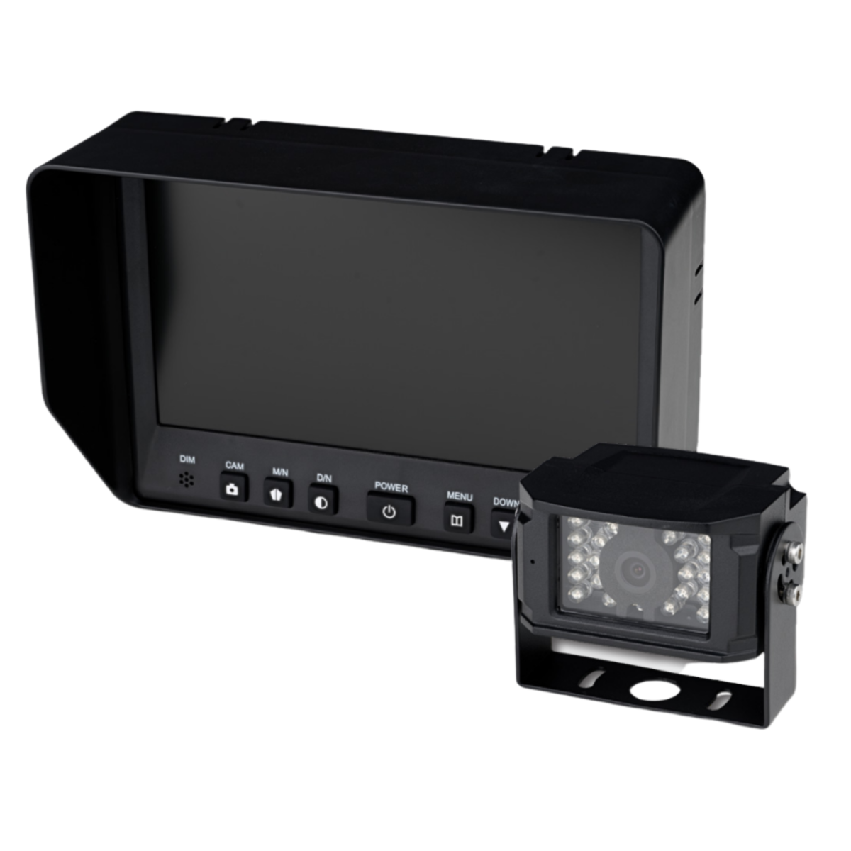 LAP Electrical 7" Reversing Camera Kit – 1 Camera System with Night Vision, 9–36V