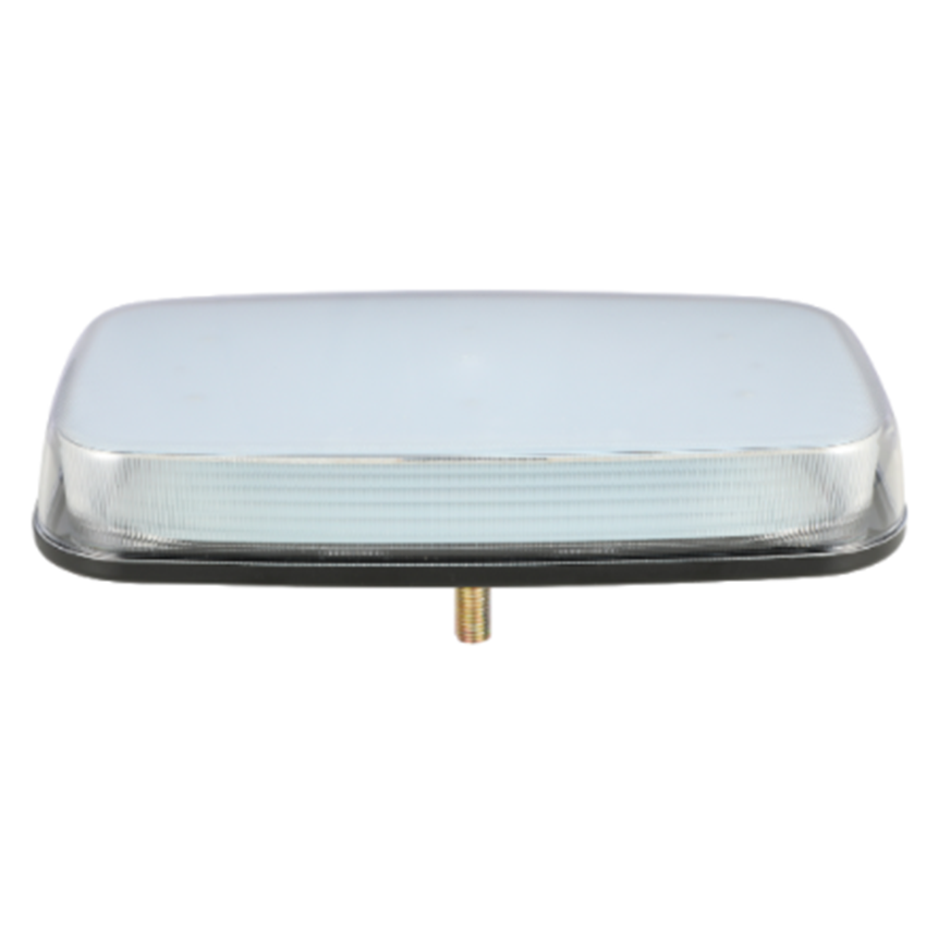 114 Series Mini LED Lightbar – R65 Approved Amber Warning Light with Single Bolt Mount - 12/24V