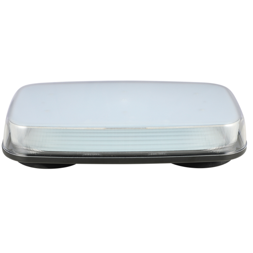 114 Series Mini LED Lightbar – R65 Approved Amber Warning Light with Magnetic Mount - 12/24V