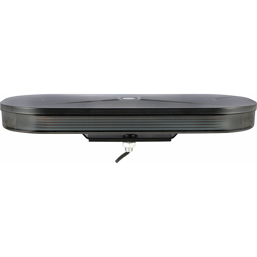 139 Series Smoked Mini LED Lightbar – R65 Approved Warning Light with Single Bolt Mount - 12/24V