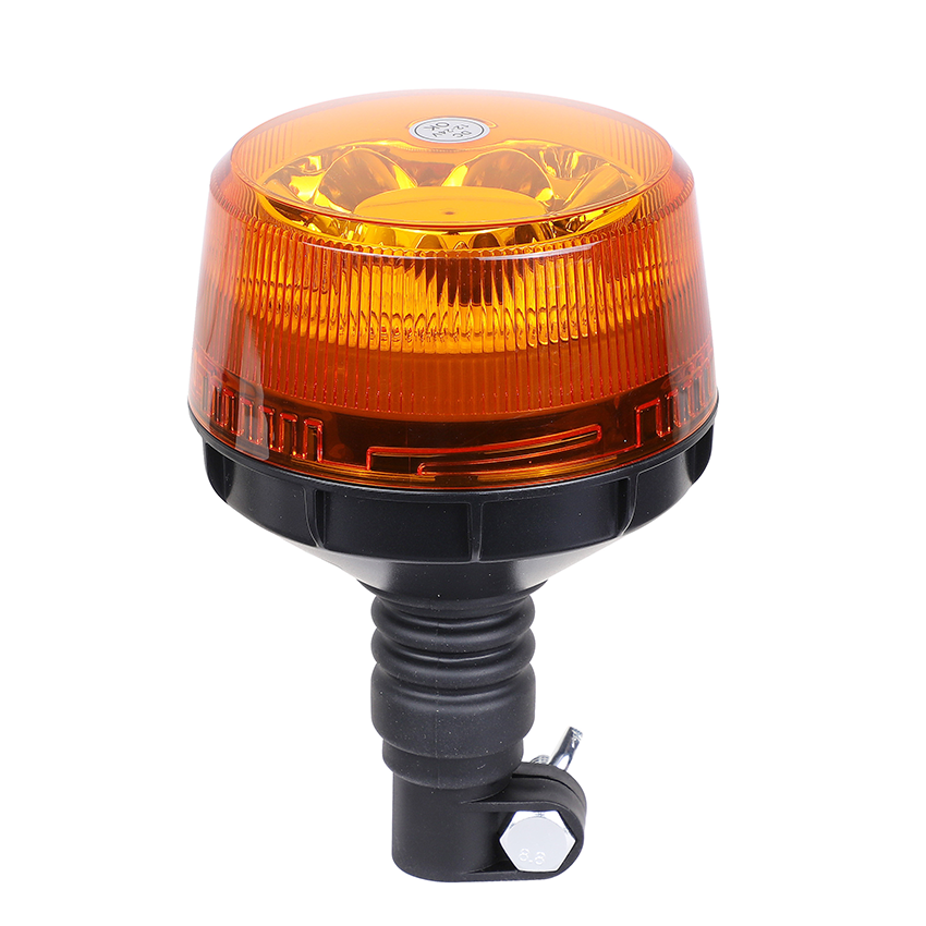 Low Profile Ultra Bright LED 211 Series R65 Flashing Beacon - Flexi DIN Mount