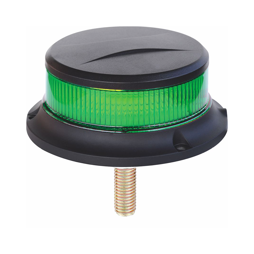 231 Series Compact Low Profile 12/24V LED Flashing Beacon - Single Bolt