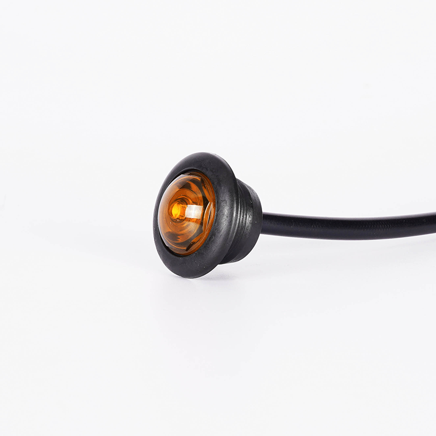 802 Series Round LED Marker Light – Compact Button Style Lamp