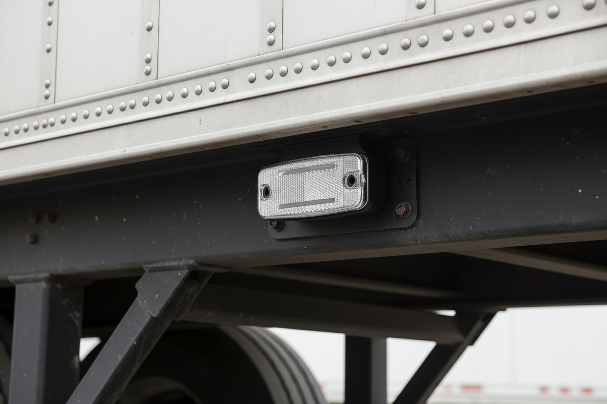 849 Series 12/24V Bracket Mount LED Marker Lamp - White