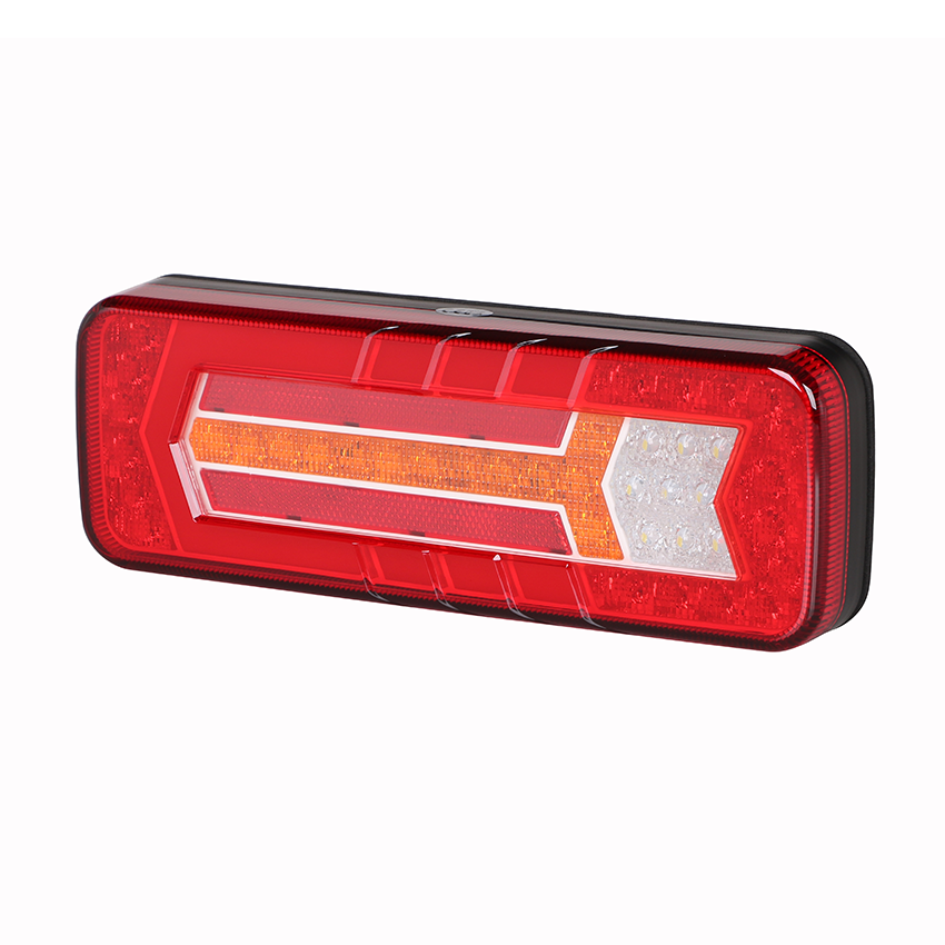 850 Series LED Rear Combination Lamp – Progressive Indicator with Stop, Tail, Reverse & Fog, 12/24V - 284mm