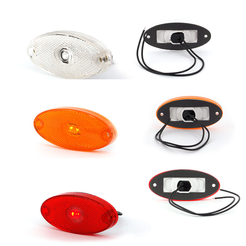 WAS W64 Oval LED Truck Marker Lamp Surface Mount