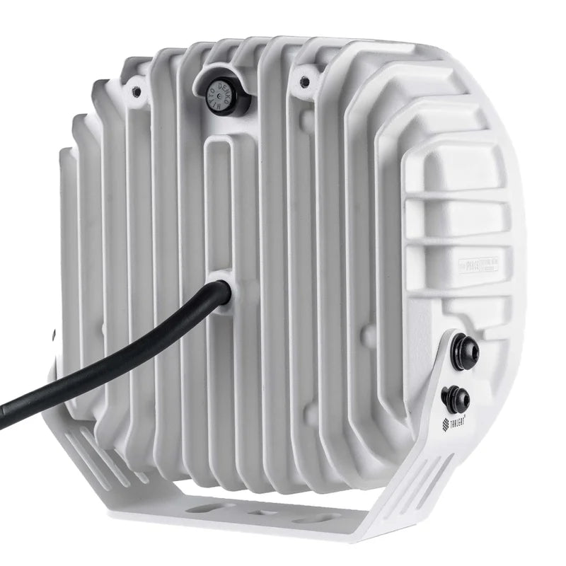 TRALERT® Phantom LED Driving Light 9" – 16,000lm Dark Look White, 12–24V with Dual Colour Position Light